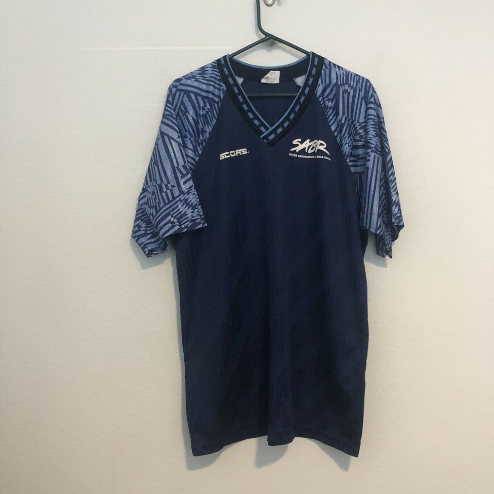 Vintage Score Soccer Jersey SABR Soccer Association Of Boca Raton Women’s XL - Picture 2 of 12